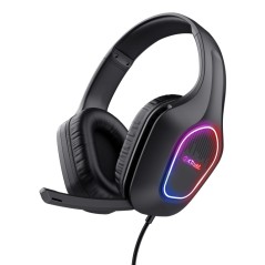 Trust GXT 416 Zirox LED Headset - Black | Immersive Gaming Audio & Stylish Design